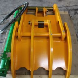  Hydraulic Main Pin Thumb 7-10 tons for Mini Excavator Caterpillar CAT307 or Similar Machines. 
