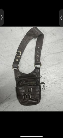 Steampunk Brown Leather Purs- Bag -  Fashion - Unisex