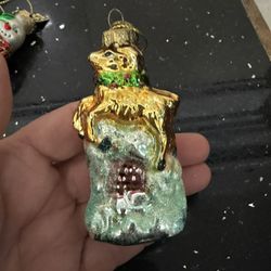 Thomas Pacconi Flying Chimney Glass Ornament 