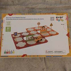 Race Car Track Builder Play Set