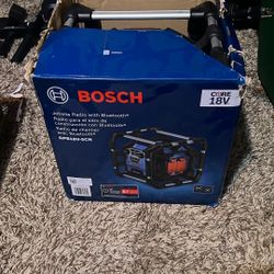Bosch jobsite Radio With Bluetooth 18v