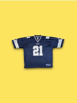 Dallas Cowboys Ezekiel Elliott #21 NFL Pro Line Navy Blue Jersey Men’s 4XL