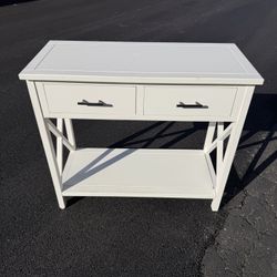 Console table with two drawers