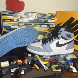 university blue jordan 1 high