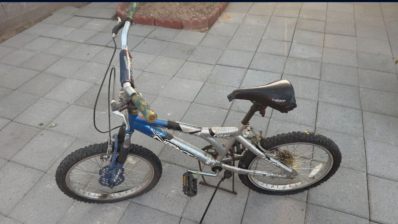 Next Turbo 20” kids BMX bike – coaster brake, front shock, needs TLC
