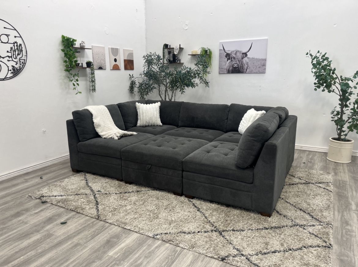 Gray Sectional Couch - Free Delivery