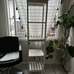 $70 IKEA Shelf unit, white, 16 1/2x67 3/4 