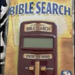 Bible Search Electronic Handheld Game