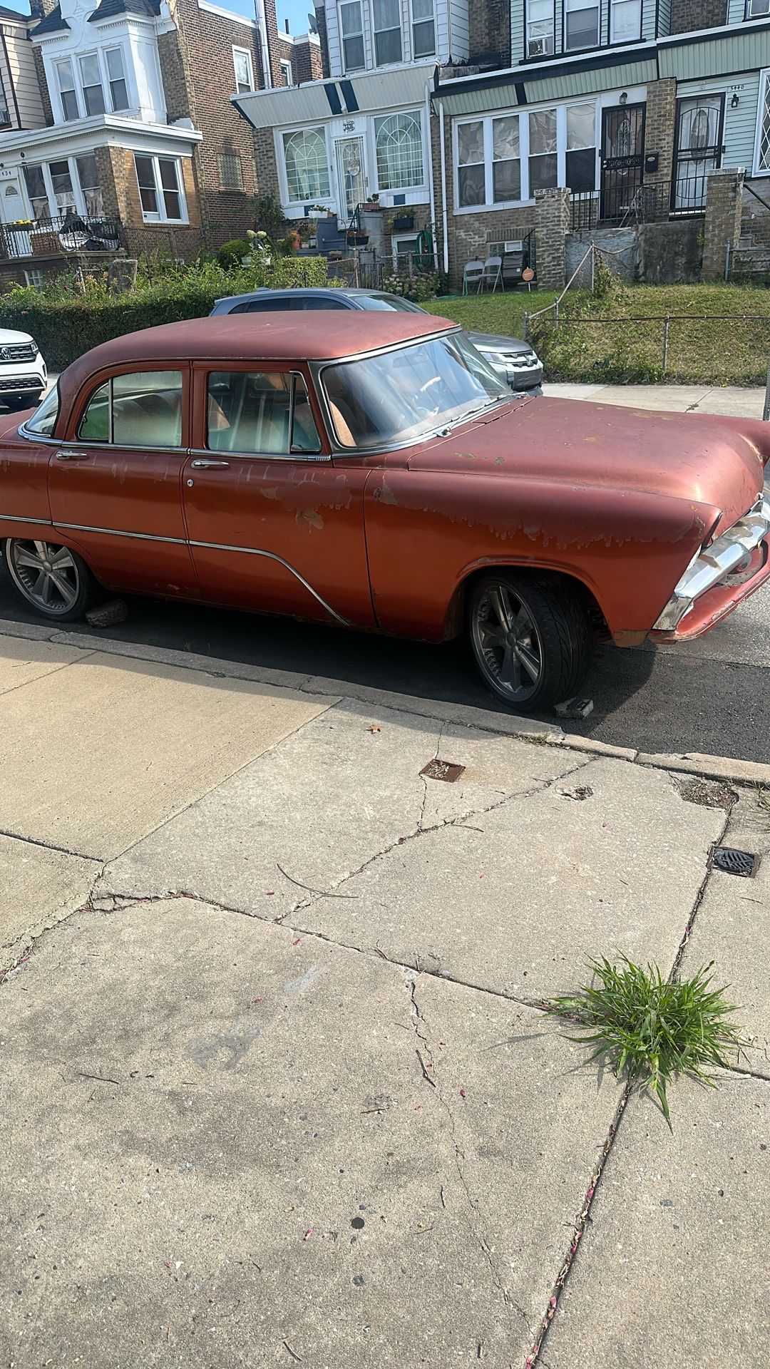 1956 Plymouth Savoy Sedan Burnt Orange