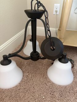 3-Light Chandelier Oil Rubbed Bronze