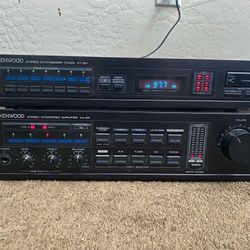 Vintage Kenwood Receiver And Tuner Set 