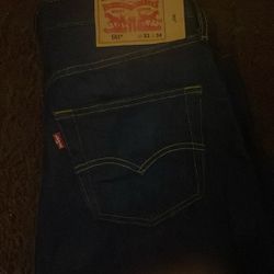 blue 501’s size 33,34