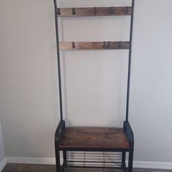 Shoe and coat organizer