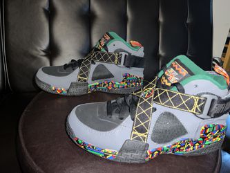 Nike Air Raid Peace Urban Jungle Mens 8.5 Basketball Shoes 642330-003