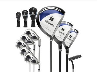 Men’s Ultimate 9-Piece Golf Clubs Set Right-Handed Blue* SP38025NY s5