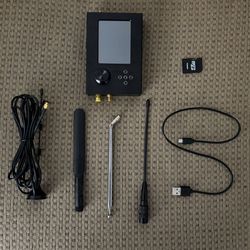 Portapack H2, 3.2in TFT Touch Screen Radio Transceiver 1MHz-6GHz, SDR Radio Receiver Kit , 3.5mm Audio Jack USB Charge, Built-in Speaker