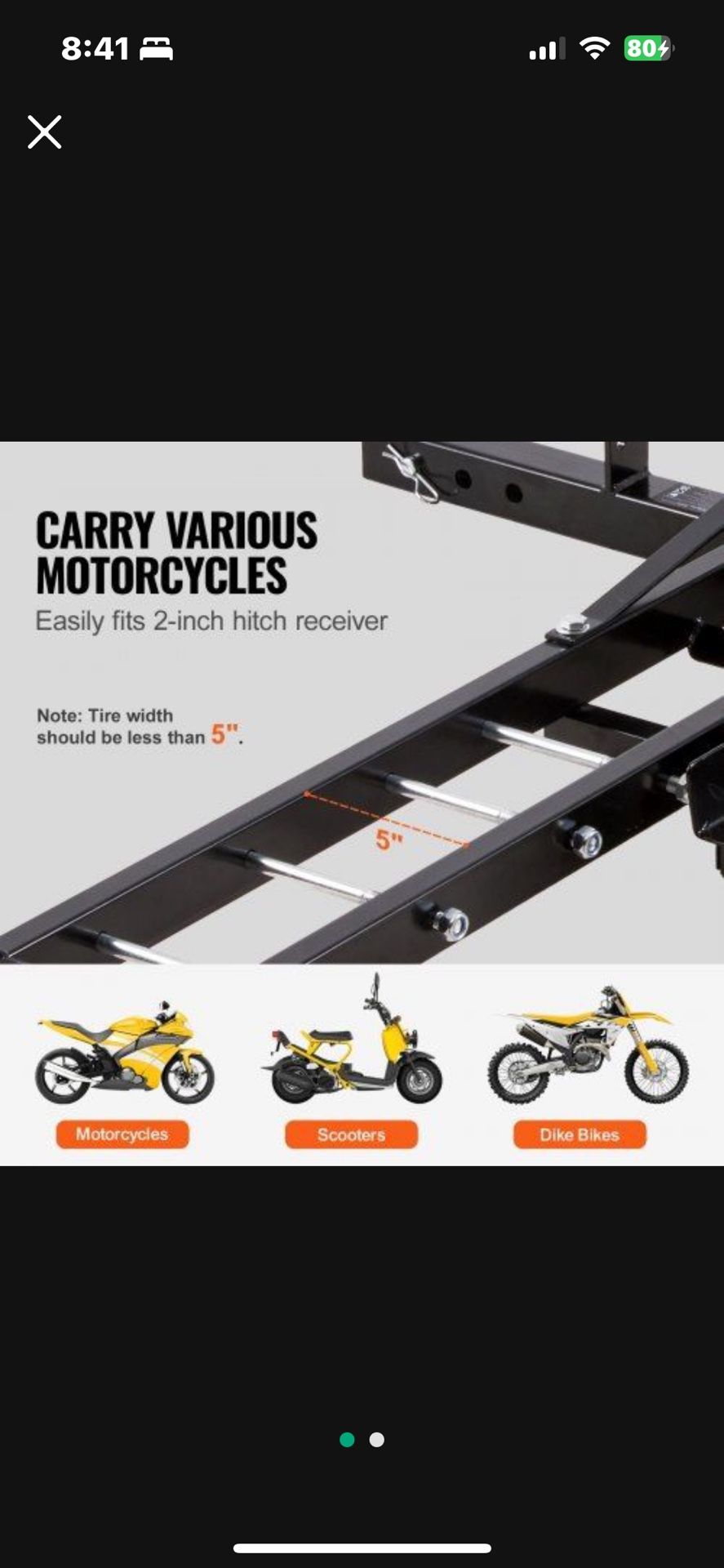 Trailer Hitch Motorcycle