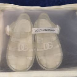 Dolce And Gabbana Rubber Sandals Size 22 (6c)