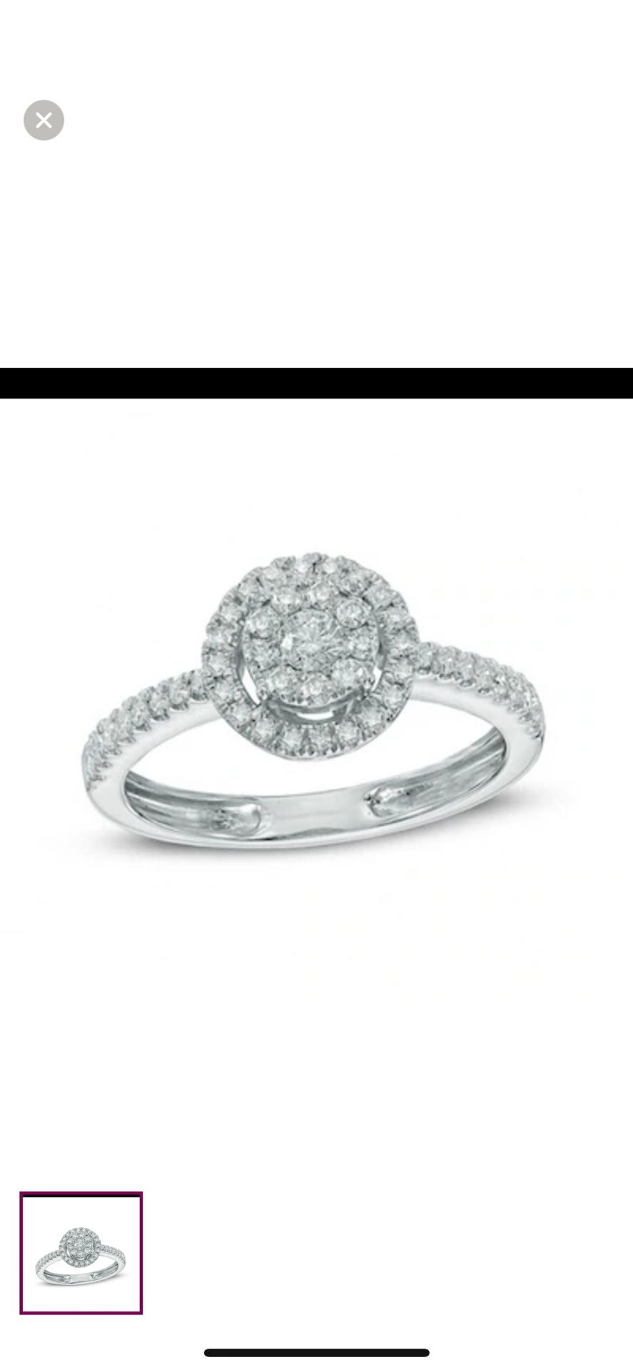 Engagement Ring 1/2 Ct