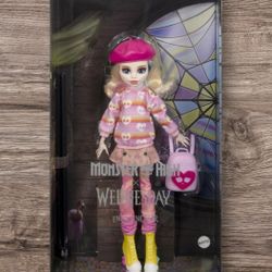 Monster High Wednesday Collectible Doll, Enid Sinclair in Pink Fashion