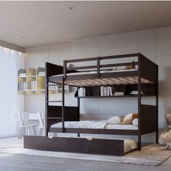 3 Bed Bunk With Trundle Included