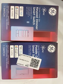 GE Cync Keypad Dimmery and Paddle Dimmer Smart Switches