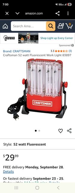 Craftsman flouresnt light 2 of them  new