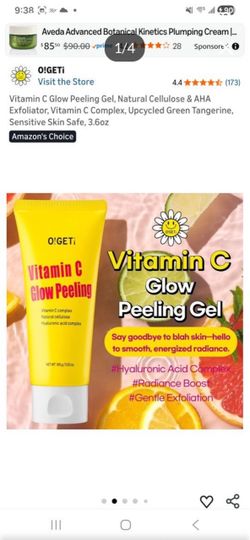 2 NEW O!GET! Vitamin C Glow Peeling Gel K-Pop Celebrity Idol Korean Beauty