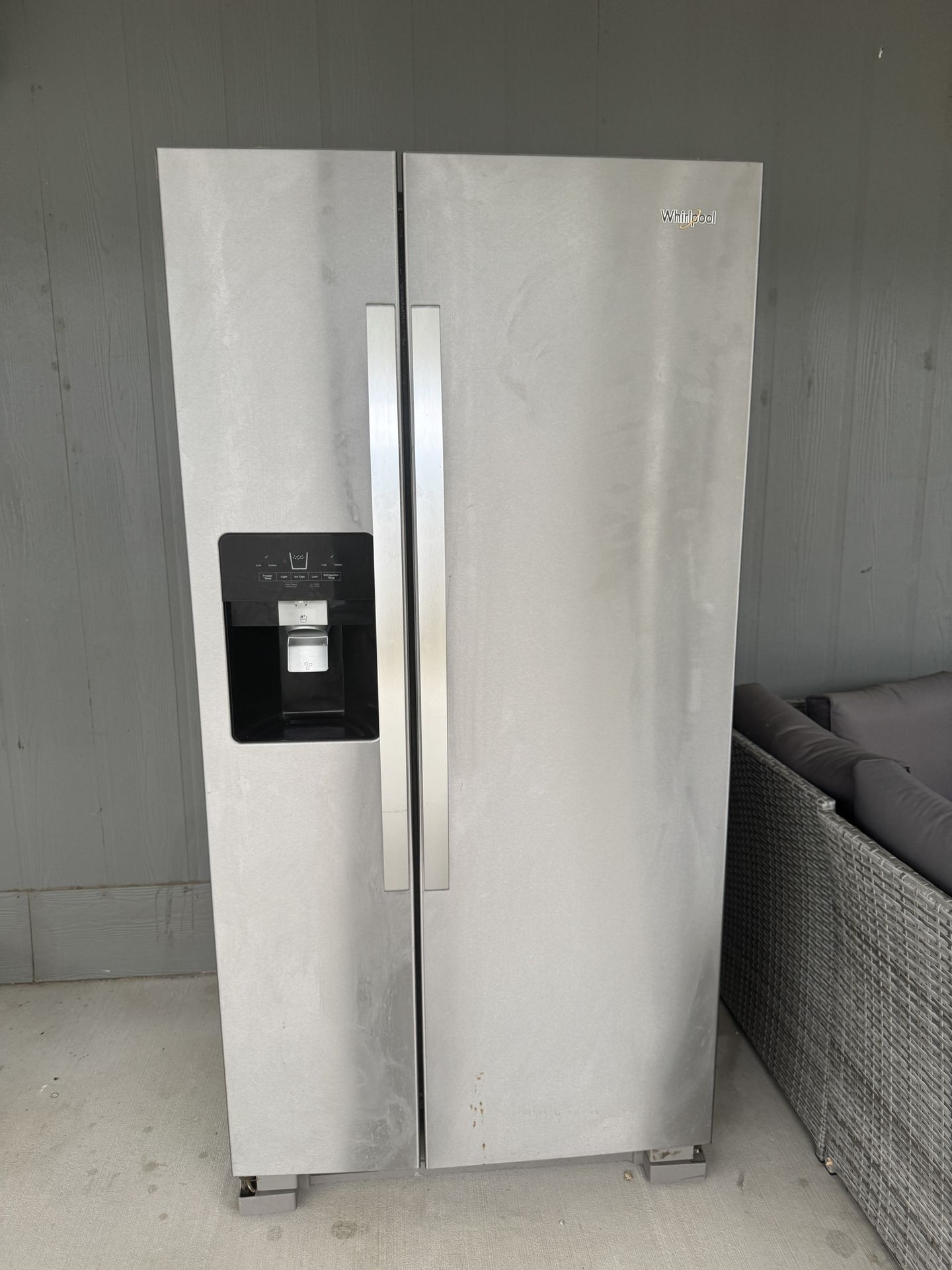 Like New Whirlpool 2 Door Fridge
