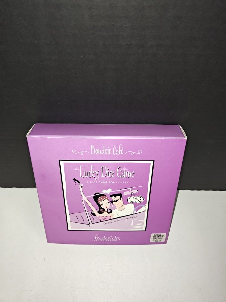 Frederick's Of Hollywood Boudoir Cafe Lucky Dice Game A Dice Game For Lovers New