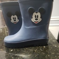 Mickey Rain Boots Sz 12