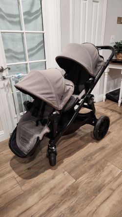 Double stroller city select w/ carseat adapter