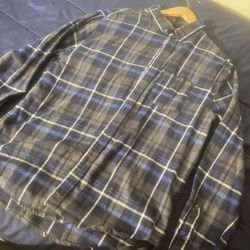 Blue Light Weight Flannel 