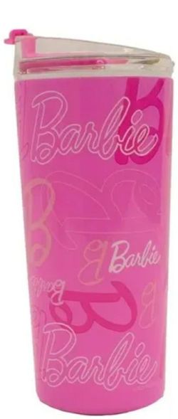 
new pink barbie stainless steel thermal tumbler 520 ml