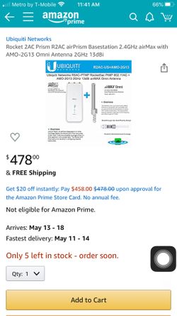 Rocket 2ac air prism base station