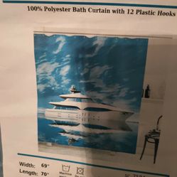 Shower Curtain Yacht 