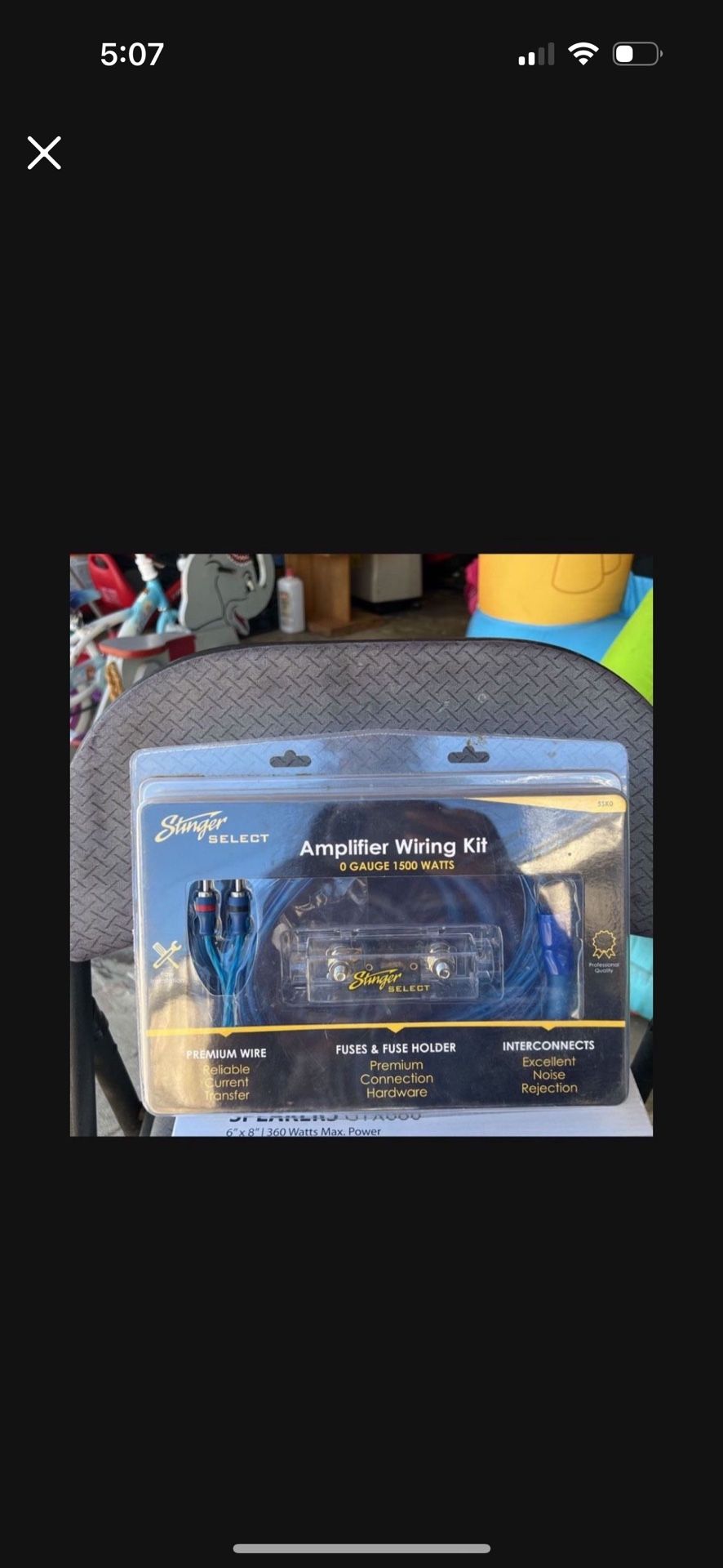 Zero Gage Wiring Kit