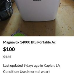 Portable Ac 14000 Btus