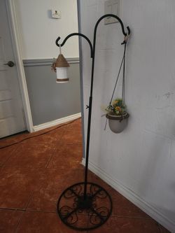 Metal Black Plant Holder Hook 