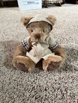 BURBERRY Fragrance Teddy Bear Plush Nova Check Rain Jacket 2007