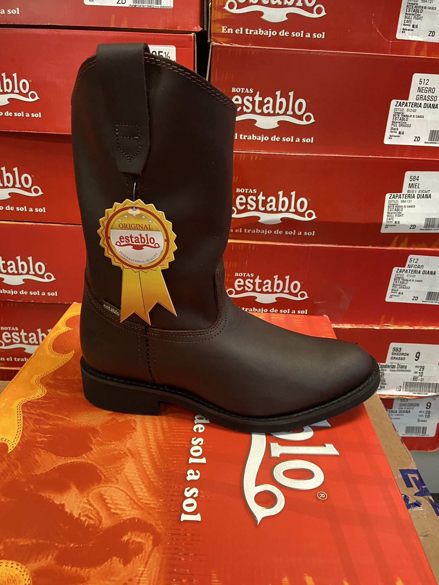 Nuevas Botas De Piel Para Trabajar Marca Establo