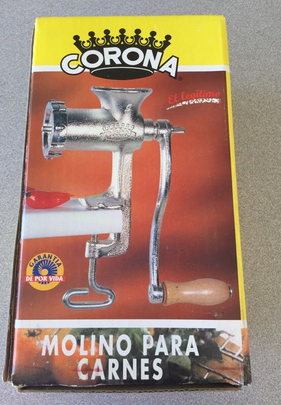 Corona meat grinder
