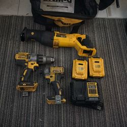 Like New Dewalt 20 Volt Combo