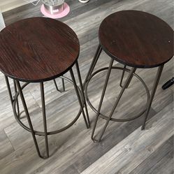 set of TWO barstools! (29in.)
