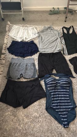 Women’s clothes size large and 2 pieces of media medium