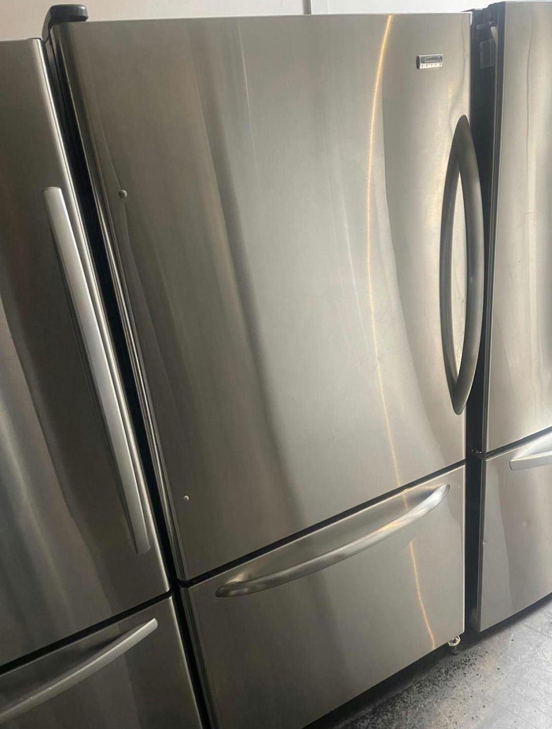 Kenmore Bottom Freezer Stainless Steel Fridge