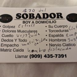 Sobador A Domicilio 