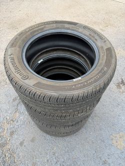 Used Set Of Continental Tires Size 215/55/16