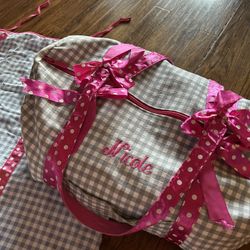 Duffel, Sleeping Bag and Pillowcase Set - “Nicole” - $25