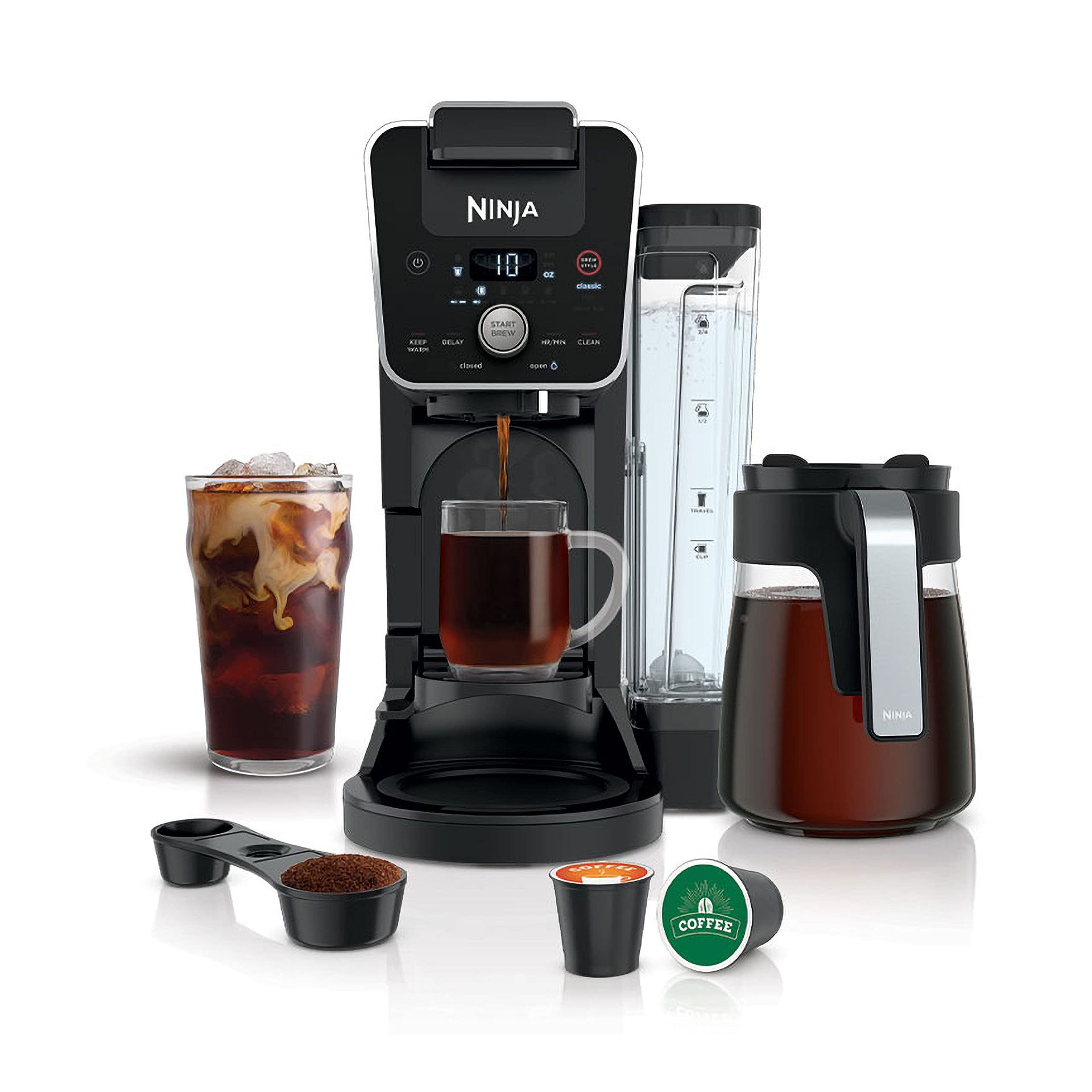 Ninja DualBrew Coffee Maker, Single-Serve, Coffee Pod, and 12-Cup Drip Coffee Maker